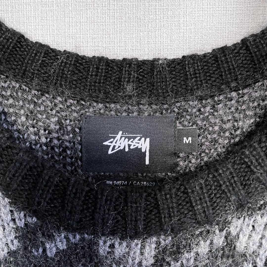 STUSSY - 【レアデザイン☆千鳥格子】ステューシー ニット セーター