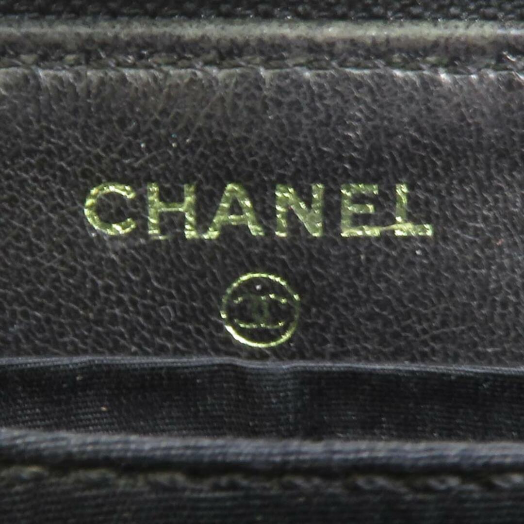 CHANEL(シャネル)のシャネル CHANEL ラウンドファスナー長財布 ココマーク キャビアスキンレザー ブラック ゴールド レディース 送料無料【中古】 e57469f レディースのファッション小物(財布)の商品写真