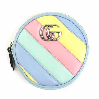 グッチ(Gucci)のグッチ GUCCI コインケース キーケース GGマーモント レザー/メタル マルチカラー/シルバー レディース 575160 送料無料【中古】 e57482f(コインケース)