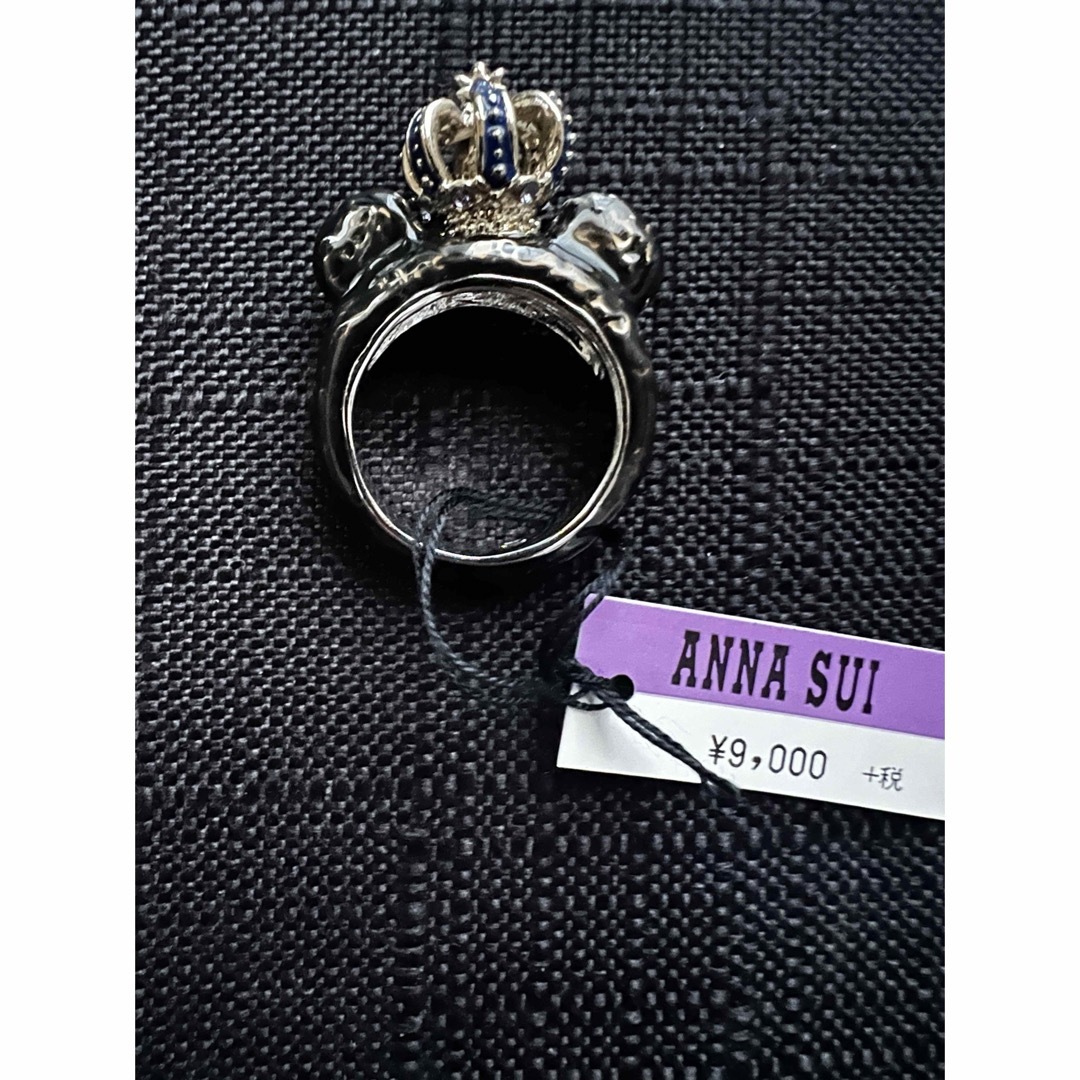 ANNA SUI(アナスイ)の新品タグ付●ANNA SUI リング　クマ　王冠　テディベア　アナスイ　15号 レディースのアクセサリー(リング(指輪))の商品写真