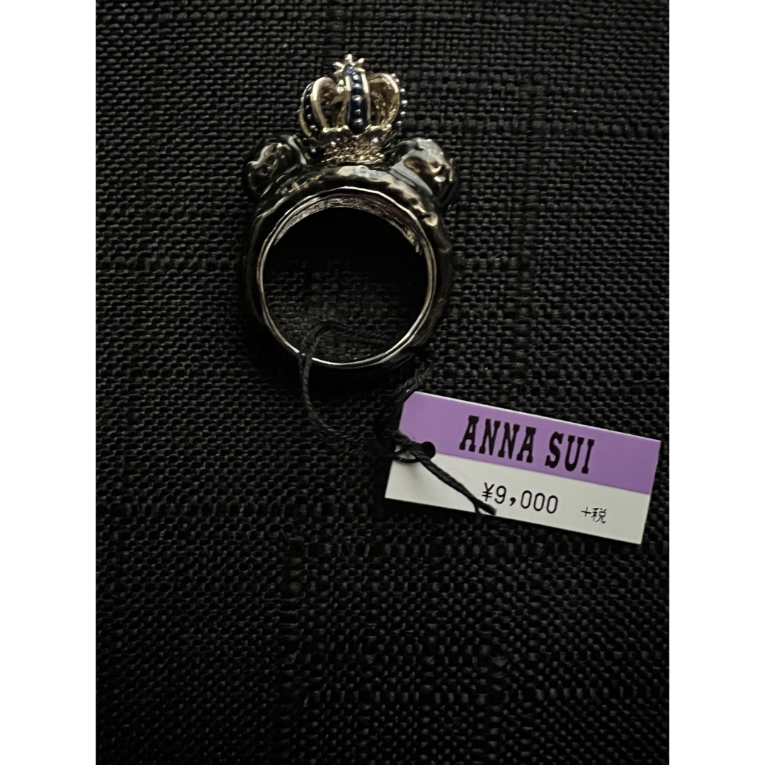 ANNA SUI(アナスイ)の新品タグ付●ANNA SUI リング　クマ　王冠　テディベア　アナスイ　15号 レディースのアクセサリー(リング(指輪))の商品写真