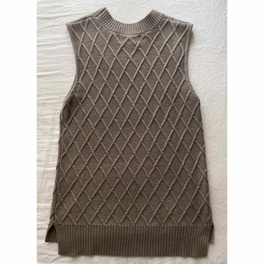 JEANS FACTORY(ジーンズファクトリー)の✴︎最終値下げ✴︎check knit vest レディースのトップス(ベスト/ジレ)の商品写真