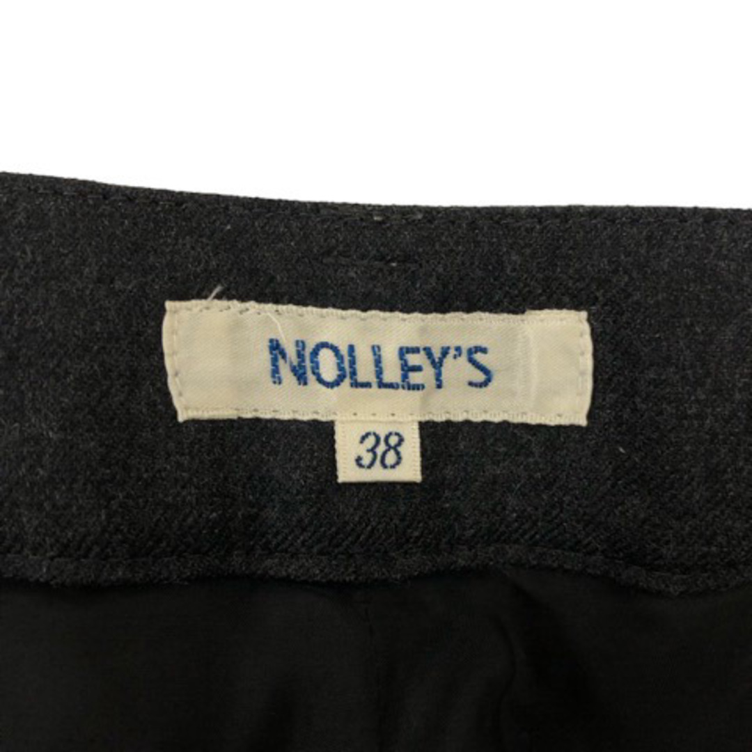 NOLLEY'S(ノーリーズ)のノーリーズ パンツ スラックス スリム ウール混 ロング丈 グレー レディース レディースのパンツ(その他)の商品写真
