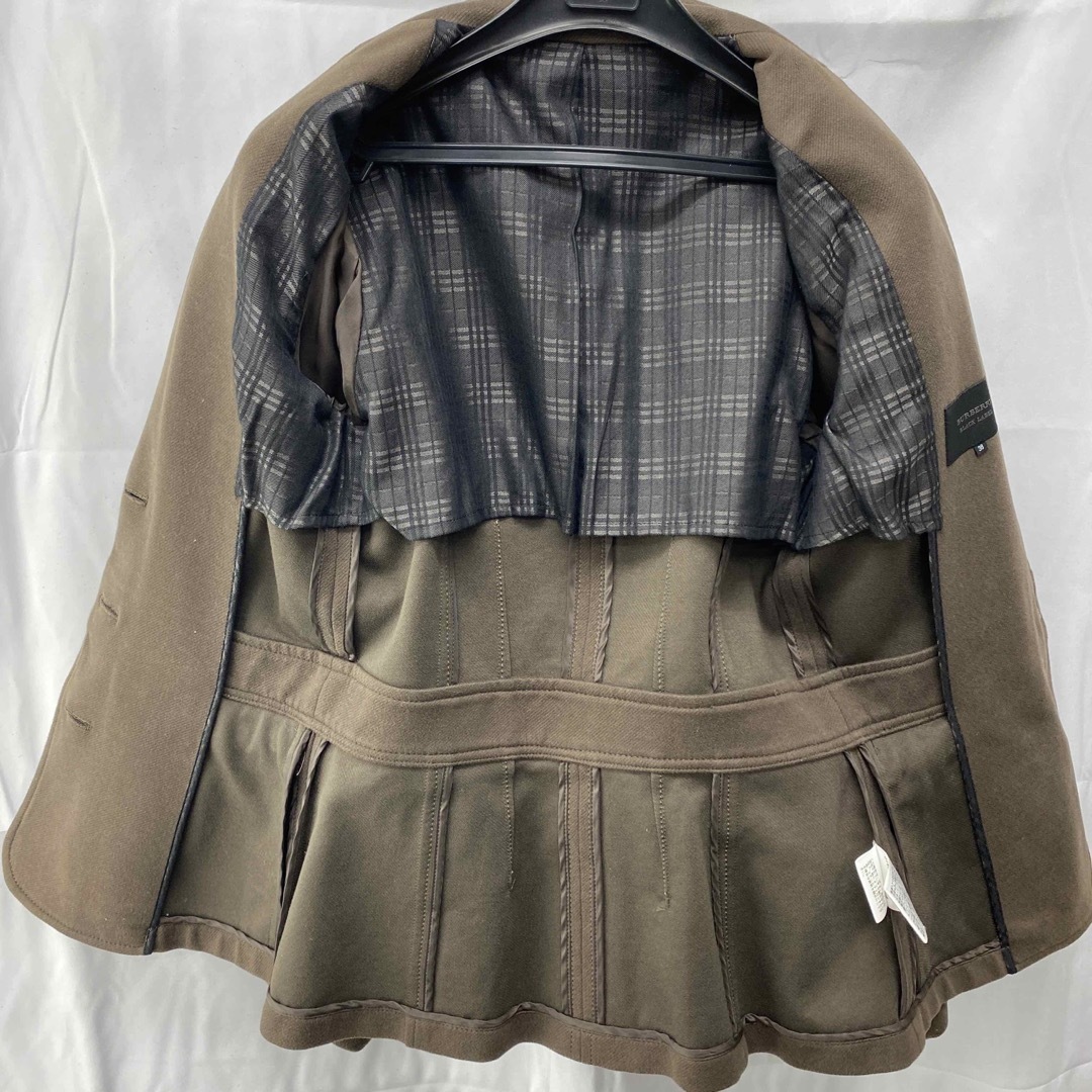 BURBERRY(バーバリー)のバーバリー　ジャケット　ブラウン　#38  r702 レディースのジャケット/アウター(テーラードジャケット)の商品写真