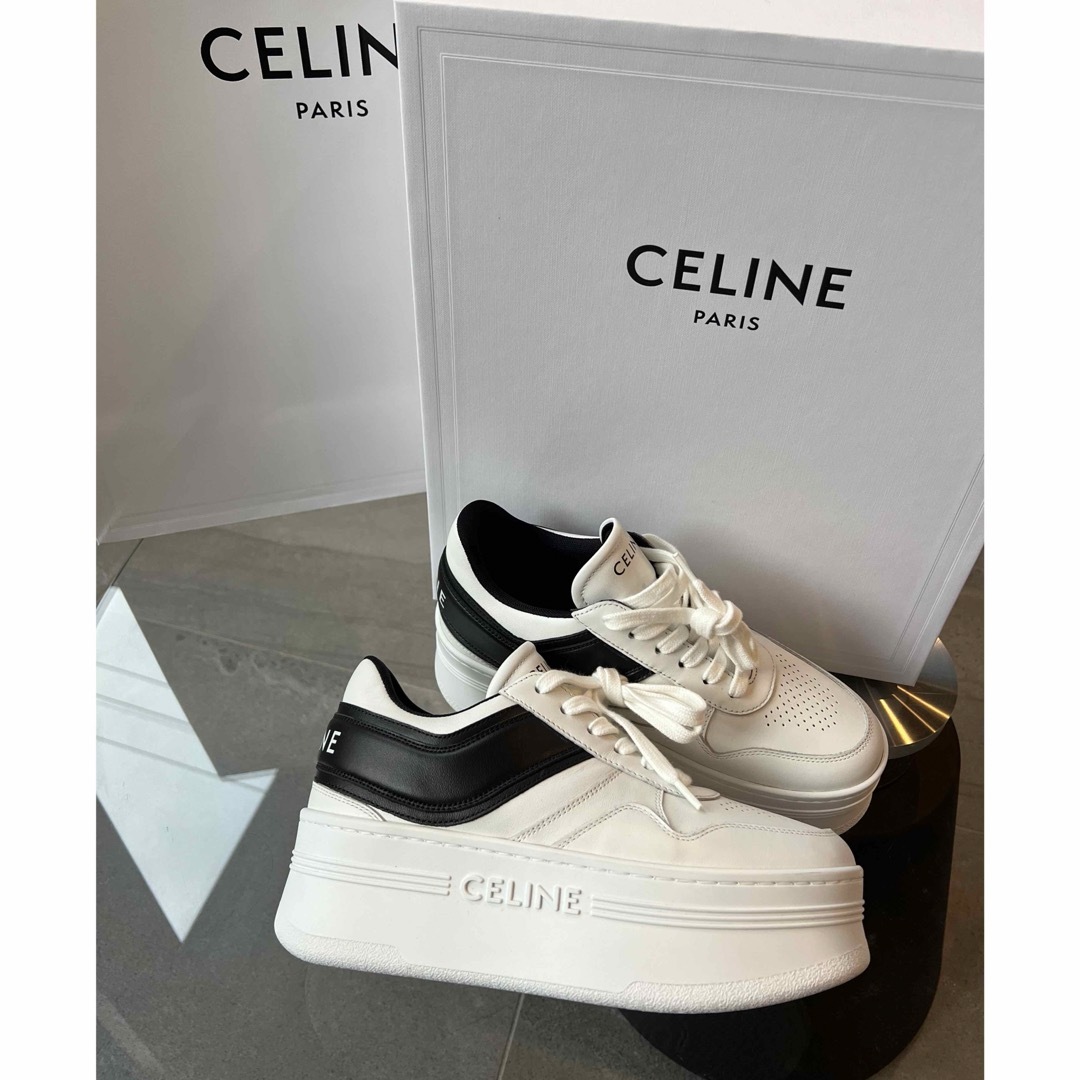 celine - CELINE セリーヌ ブロックスニーカー 36サイズ 未使用の通販