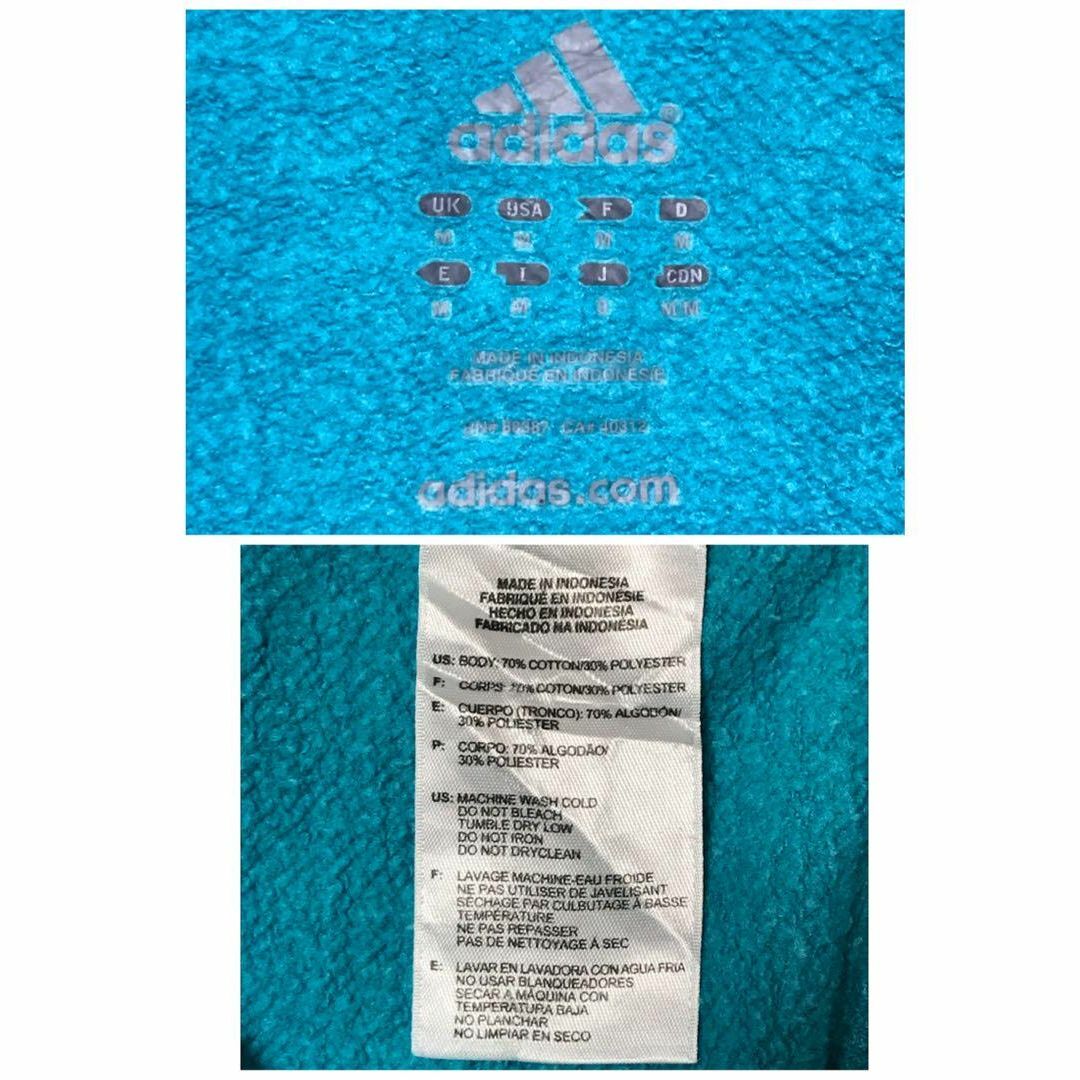 adidas(アディダス)の【ゆるだぼ】アディダス ビックロゴパーカー 希少カラー 刺繍ロゴ C249 メンズのトップス(パーカー)の商品写真