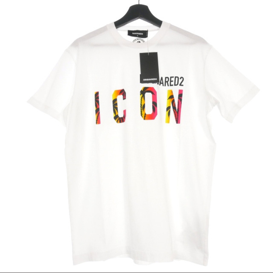 ディースクエアード 23SS ICON SUNSET COOL Tシャツ L 白71cm袖丈