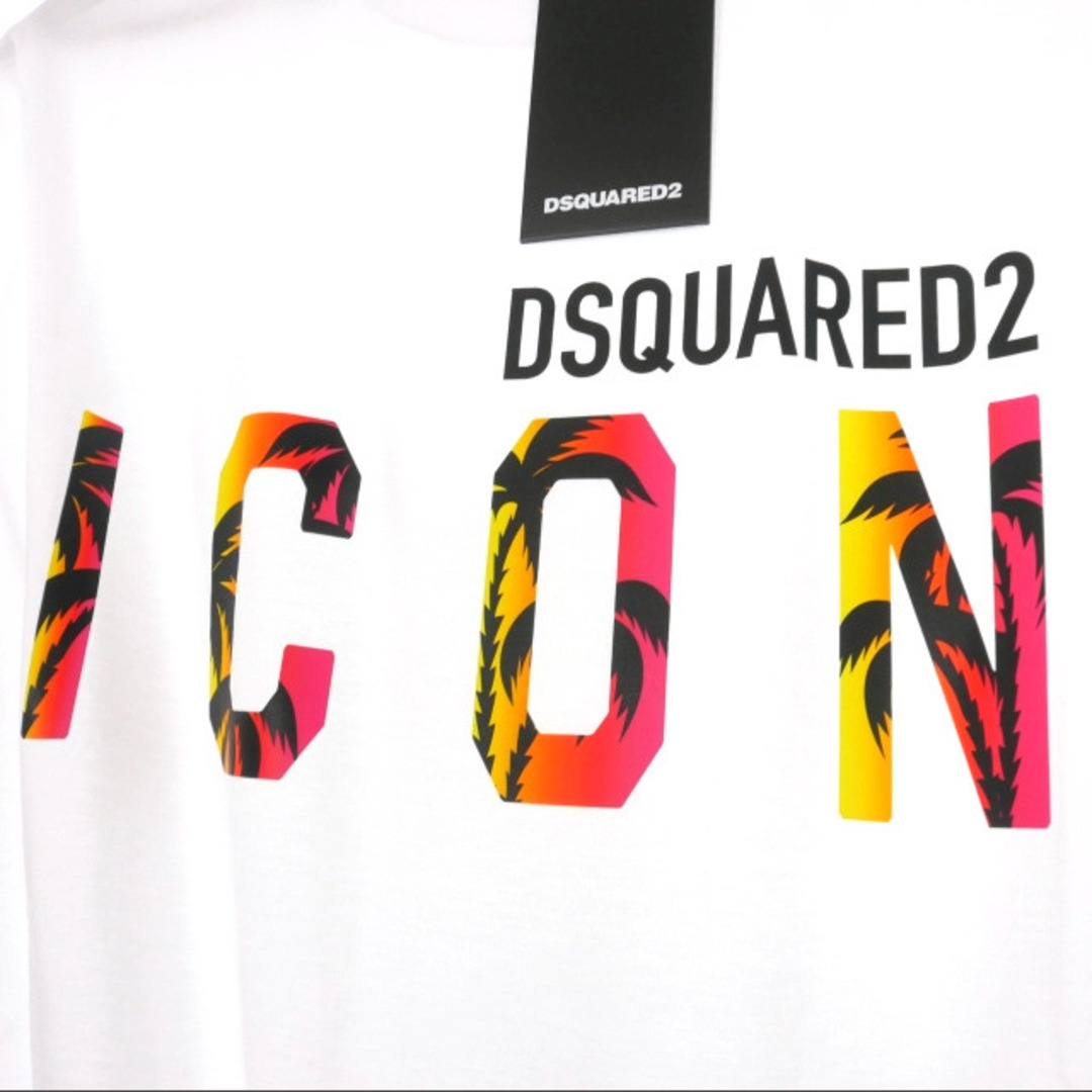 ディースクエアード 23SS ICON SUNSET COOL Tシャツ L 白71cm袖丈