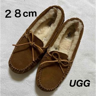 アグ(UGG)のUGG  アグ スエード 内ボア 革　美品　茶色 USA10/28cm USED(その他)