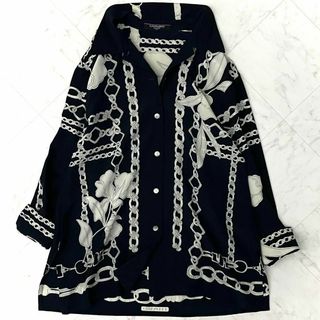 LEONARD - 美品 レオナール LEONARD PARIS ブラウス シャツ 花柄 総柄