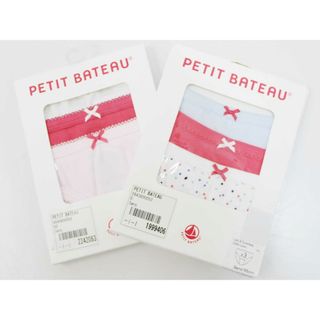 プチバトー(PETIT BATEAU)の【値下げ!】新品 未使用品[プチバトー/PETIT BATEAU]95cm ショーツ6点set 白＆ピンク＆ブルー 小物【ネット限定】子供 キッズ kids 女の子 春夏秋冬 525032(下着)