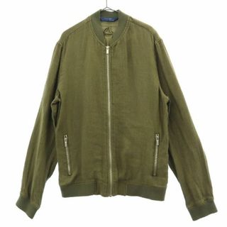 ザラ(ZARA)のザラマン ジップジャケット M カーキ ZARA MAN メンズ 古着 【231130】(その他)