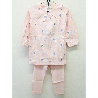 プチバトー(PETIT BATEAU)の【秋物 新入荷!】新品 未使用品▲プチバトー/PETIT BATEAU▲95cm(3ans) 長袖チュニックパジャマ上下セット/ルームウェア/寝間着/小物 ピンク 裏起毛 【ネット限定】子供 キッズ kids 女の子 春秋 511132(パジャマ)