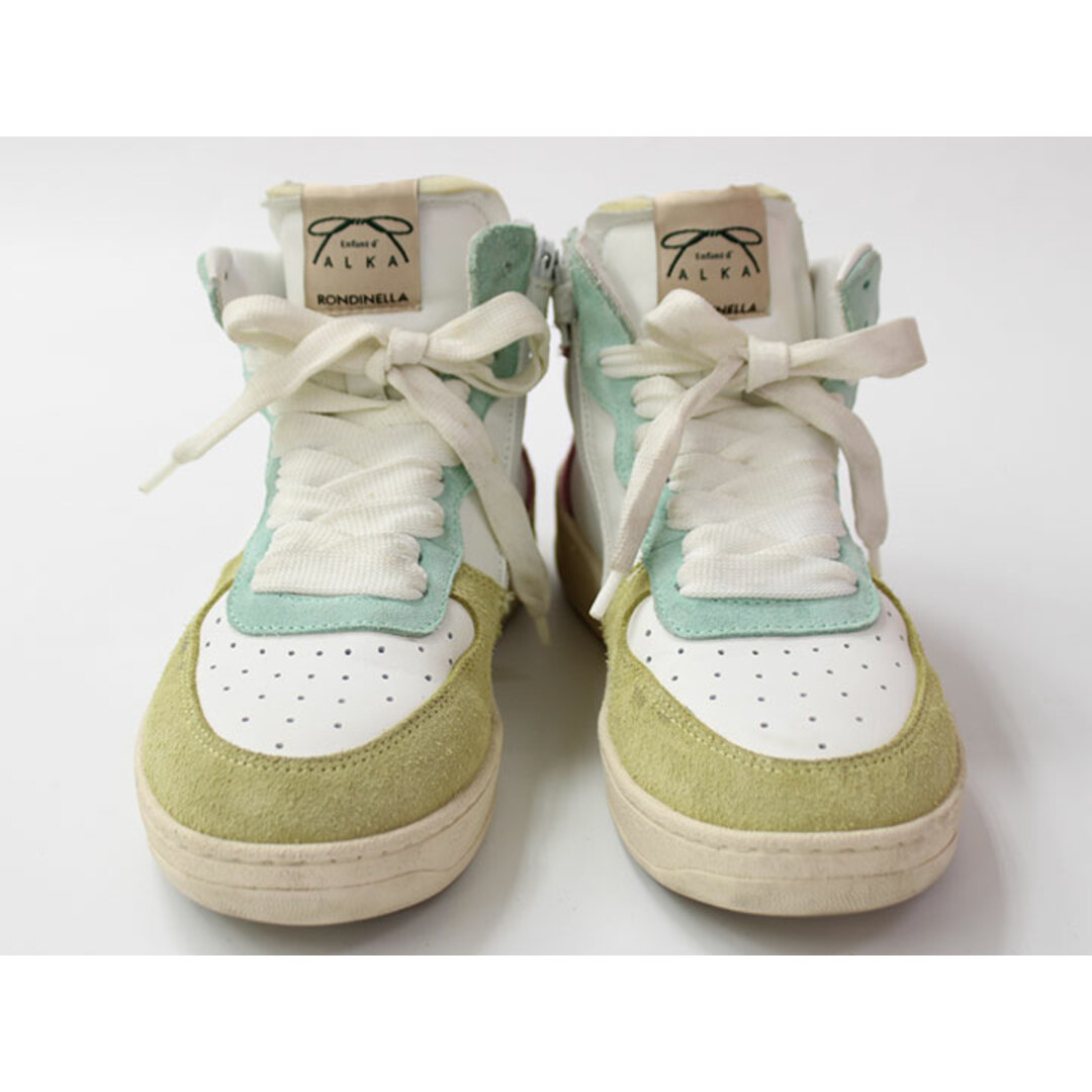 【新入荷!】■アルカ/ALKA■22cm ハイカットスニーカー/シューズ/靴 マルチカラー【中古】子供 キッズ kids ジュニア 女の子 春夏秋冬 920132