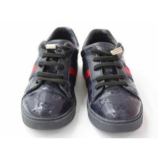 グッチ(Gucci)の【新入荷!】■グッチ/GUCCI■20.6cm シューズ/スニーカー/靴 紺【中古】子供 キッズ kids 男の子 女の子 春夏秋冬 920132(スニーカー)