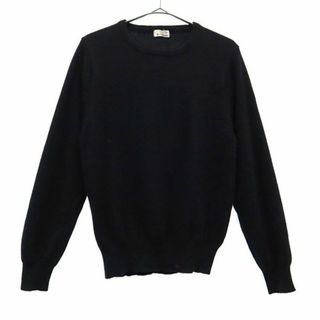 タカシマヤ(髙島屋)のタカシマヤ 長袖 カシミヤ100% セーター M ブラック takashimaya ニット レディース 古着 【231130】(ニット/セーター)