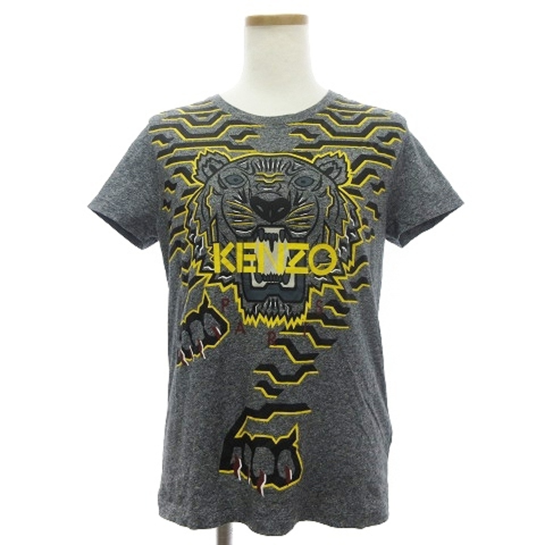 KENZO(ケンゾー)のケンゾー Geo tiger タイガー プリント Tシャツ 半袖 グレー系 レディースのトップス(Tシャツ(半袖/袖なし))の商品写真