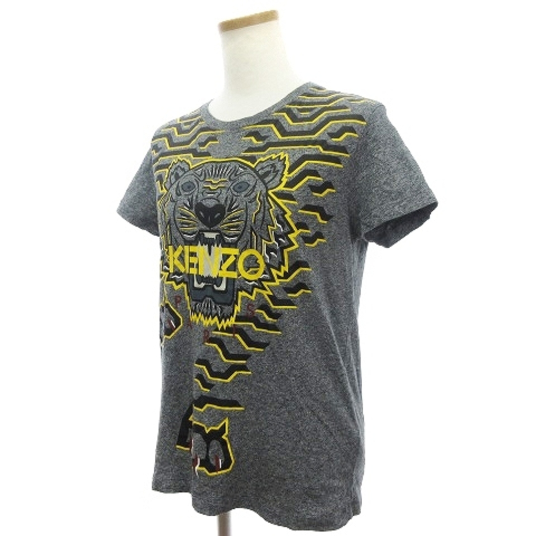 KENZO(ケンゾー)のケンゾー Geo tiger タイガー プリント Tシャツ 半袖 グレー系 レディースのトップス(Tシャツ(半袖/袖なし))の商品写真