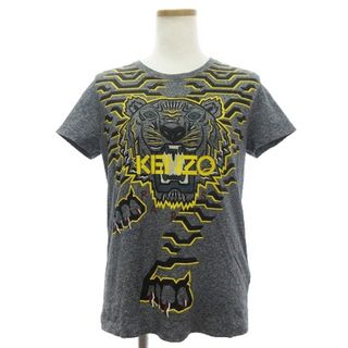 ケンゾー(KENZO)のケンゾー Geo tiger タイガー プリント Tシャツ 半袖 グレー系(Tシャツ(半袖/袖なし))