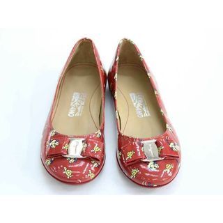 フェラガモ(Ferragamo)の【新入荷!】■フェラガモ/FERRAGAMO■17.4cm バレエシューズ/靴 赤 フォーマル 結婚式 発表会 写真撮影 冠婚葬祭【中古】子供 キッズ kids 女の子 春夏秋冬 501132(その他)