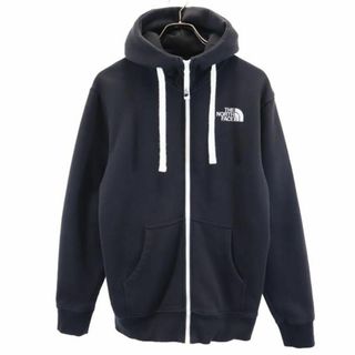 ザノースフェイス(THE NORTH FACE)のノースフェイス アウトドア NT11530 長袖 スウェット ジップパーカー S ブラック THE NORTH FACE 裏起毛 メンズ 古着 【231130】(パーカー)