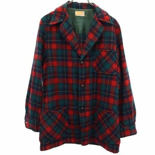 ペンドルトン(PENDLETON)のペンドルトン 50s ヴィンテージ チェック柄 長袖 テーラードジャケット M PENDLETON メンズ 古着 【231130】(テーラードジャケット)