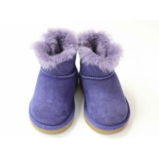 アグ(UGG)の【冬物 新入荷!】■アグ/UGG■15.5cm位 ムートンブーツ/シューズ/靴 青紫色【中古】子供 キッズ kids 男の子 女の子 冬 811132(ブーツ)