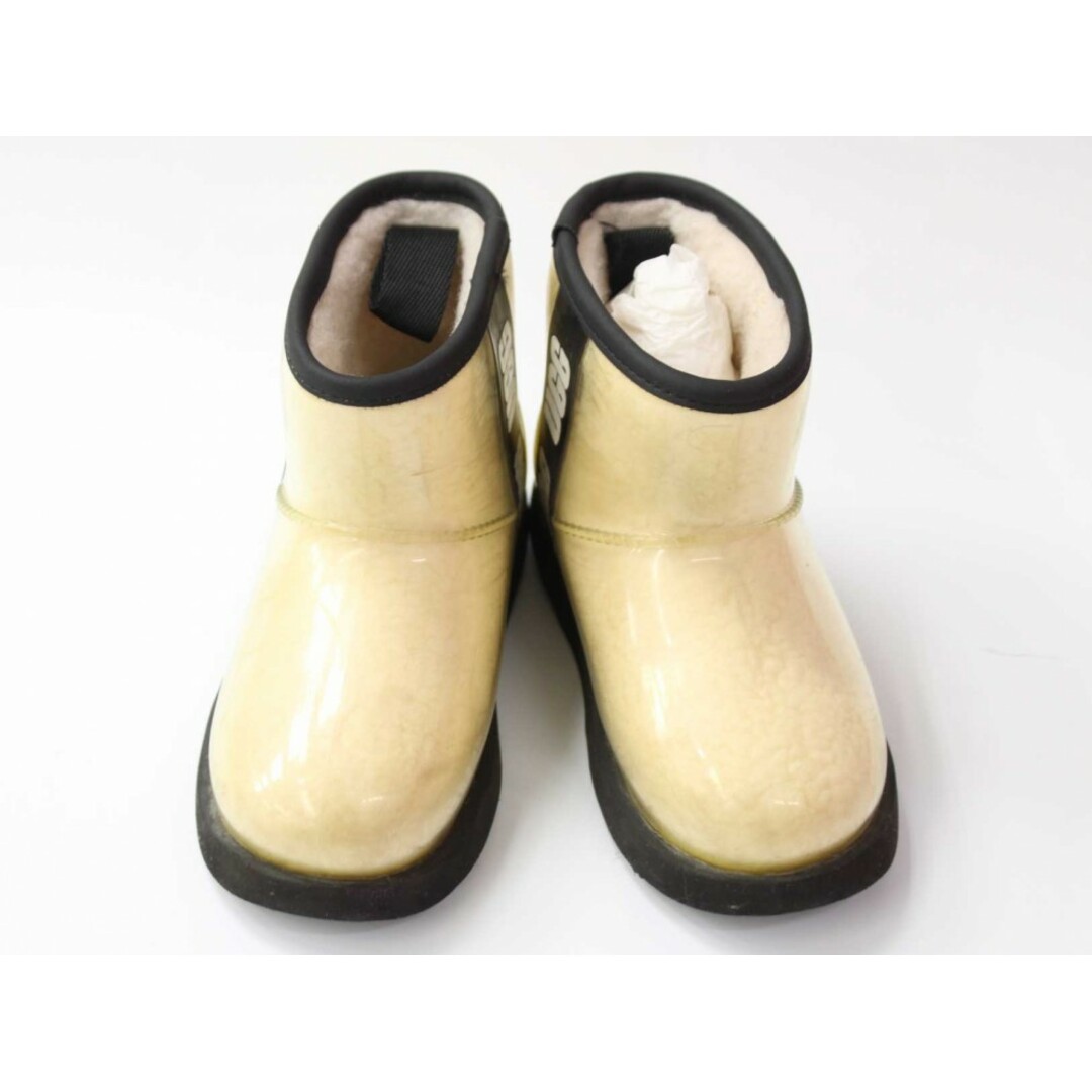 UGG(アグ)の【冬物 新入荷!】■アグ/UGG■18cm位 ブーツ/シューズ/靴 黒×アイボリー【中古】子供 キッズ kids 男の子 女の子 冬 811132 キッズ/ベビー/マタニティのキッズ靴/シューズ(15cm~)(ブーツ)の商品写真