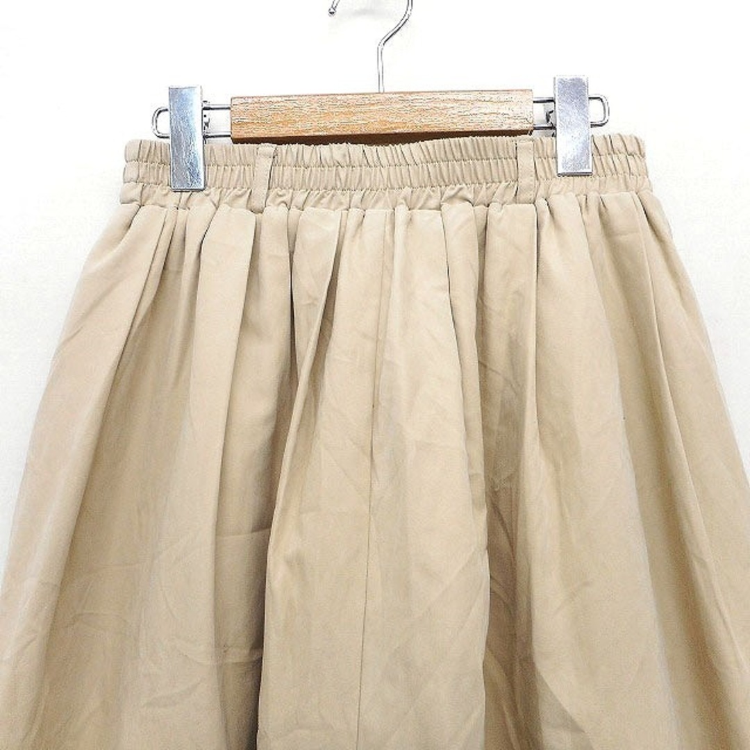 ikka(イッカ)のイッカ ikka フレア スカート ロング ミモレ丈 無地 シンプル ギャザー レディースのスカート(ロングスカート)の商品写真