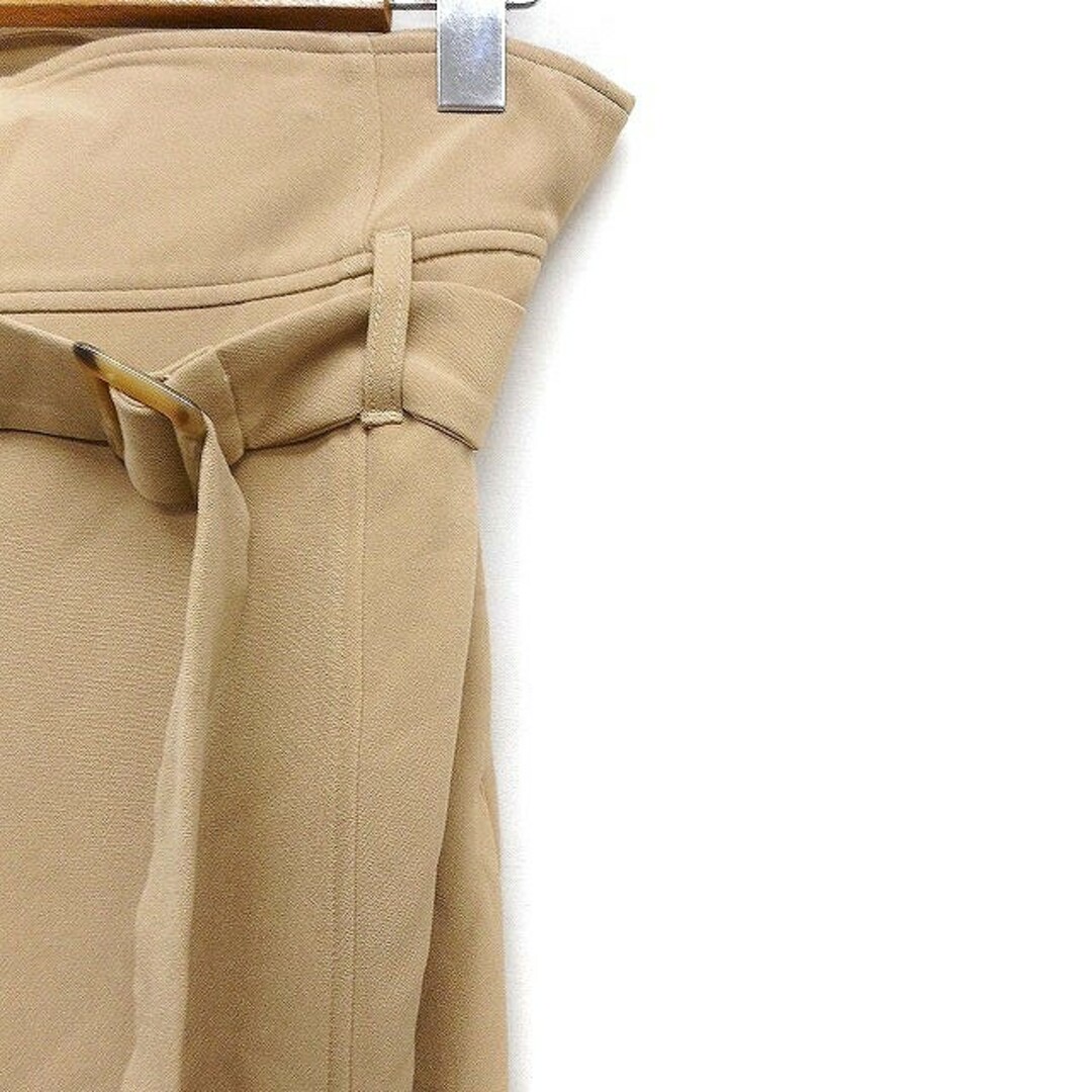 ROSE BUD(ローズバッド)のローズバッド ROSE BUD ラップスカート 巻きスカート ロング丈 ベージュ レディースのスカート(ロングスカート)の商品写真