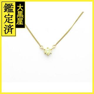 エステール　ネックレス　K18　ダイヤモンド0.18　約1.5g　【432】(ネックレス)