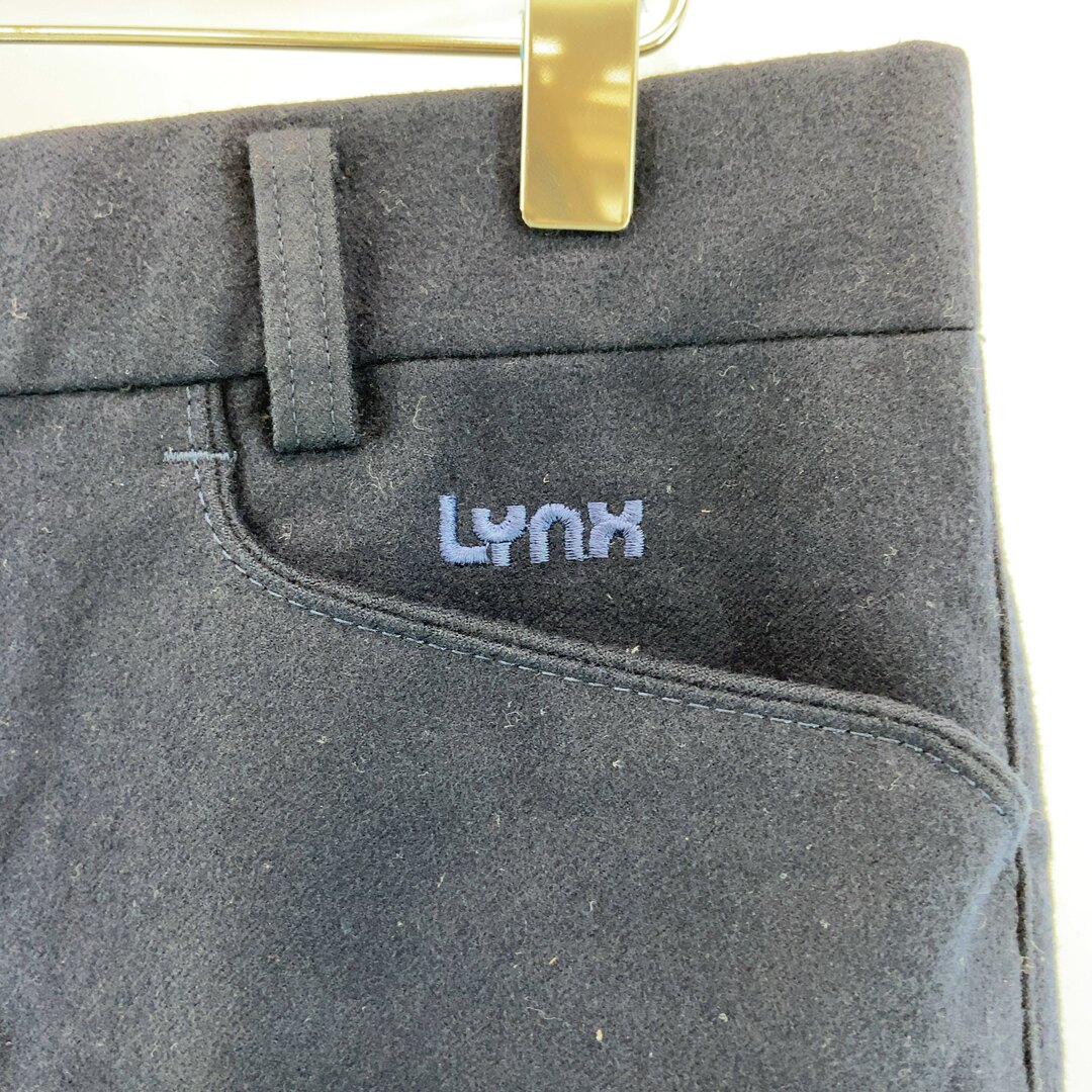 Lynx(リンクス)のLynx GOLF WEAR メンズ 無地 ウールトラウザー センタープレス メンズのパンツ(スラックス)の商品写真