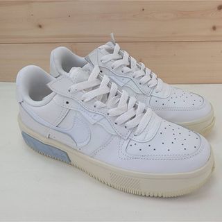 ナイキ(NIKE)のナイキ ウィメンズ エア フォース 1 フォンタンカ 白／グレー 24㎝(スニーカー)