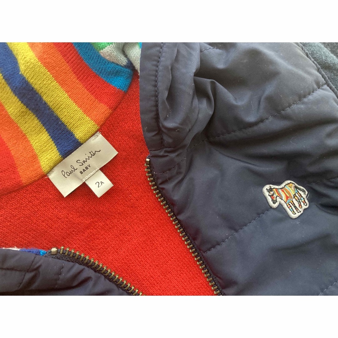 Paul Smith(ポールスミス)のPaul Smith BABYポールスミス☆ニットブルゾン2A キッズ/ベビー/マタニティのキッズ服男の子用(90cm~)(ジャケット/上着)の商品写真