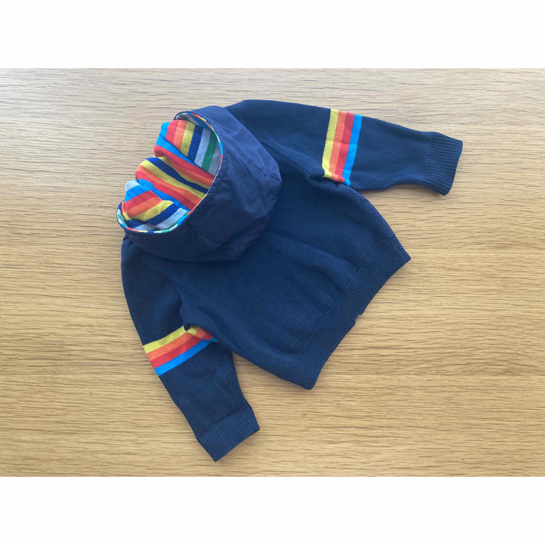 Paul Smith(ポールスミス)のPaul Smith BABYポールスミス☆ニットブルゾン2A キッズ/ベビー/マタニティのキッズ服男の子用(90cm~)(ジャケット/上着)の商品写真