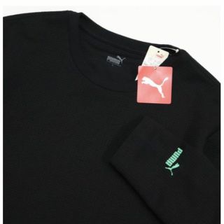 プーマ(PUMA)の【未開封】プーマ 快適 ロゴ入り トレーニング 長袖 ワッフルシャツ Lサイズ(Tシャツ/カットソー(七分/長袖))