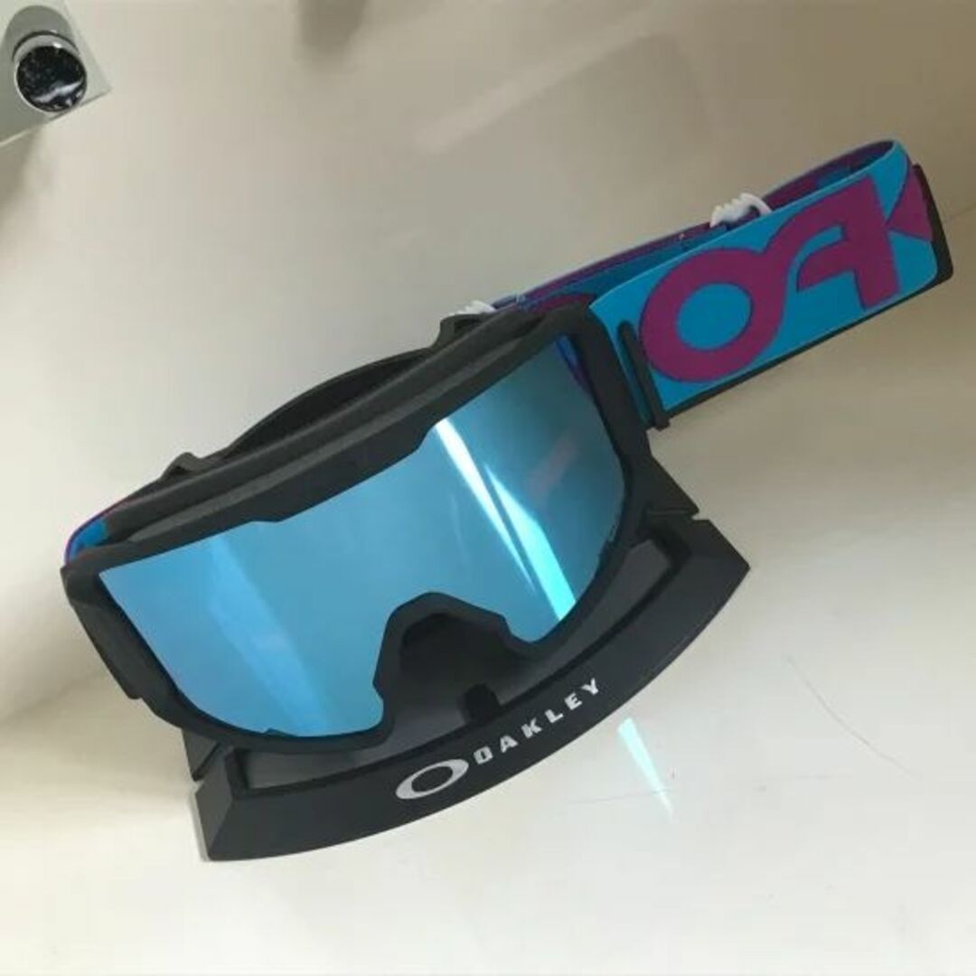 OAKLEYオークリー【LINE MINER L】紫FP限定プリズム ケース付きアクセサリー