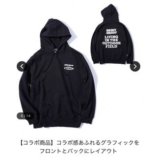 デプス(deps)のdeps × GO OUT COLLABO HOODIE(パーカー)