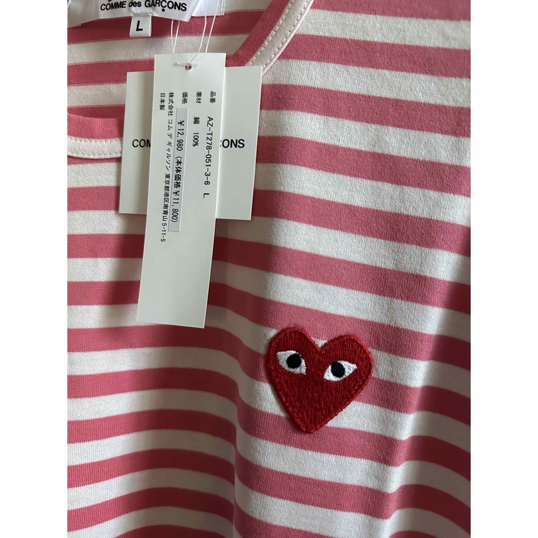 COMME des GARCONS(コムデギャルソン)のコムデギャルソン　PLAY COMMEDESGARCONS ロンT メンズのトップス(Tシャツ/カットソー(七分/長袖))の商品写真