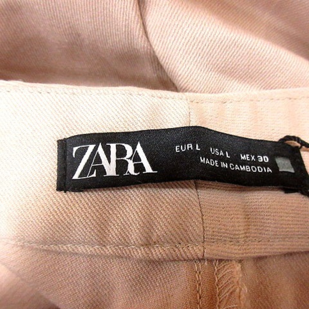 ZARA(ザラ)のザラ ZARA ワイドパンツ L ベージュ /RT レディースのパンツ(その他)の商品写真