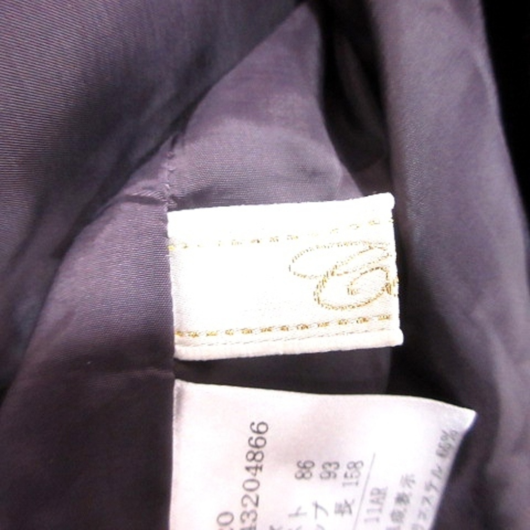 カーラ ボウタイブラウス シャツ 七分袖 フレアスカート ひざ丈 11AR 紫 レディースのトップス(その他)の商品写真