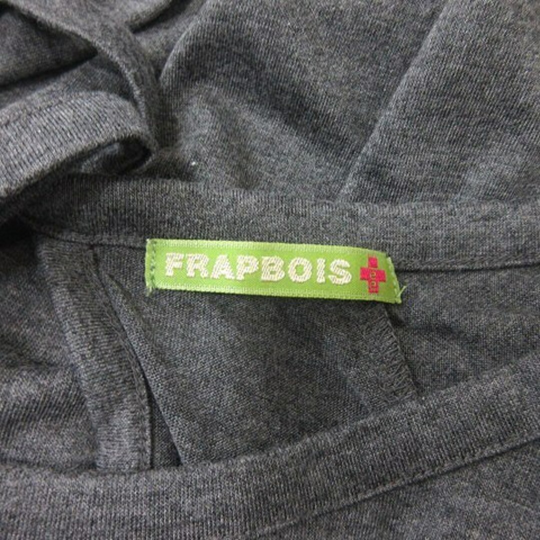 FRAPBOIS(フラボア)のフラボア カットソー チュニック 長袖 1 グレー /YI レディースのトップス(カットソー(長袖/七分))の商品写真