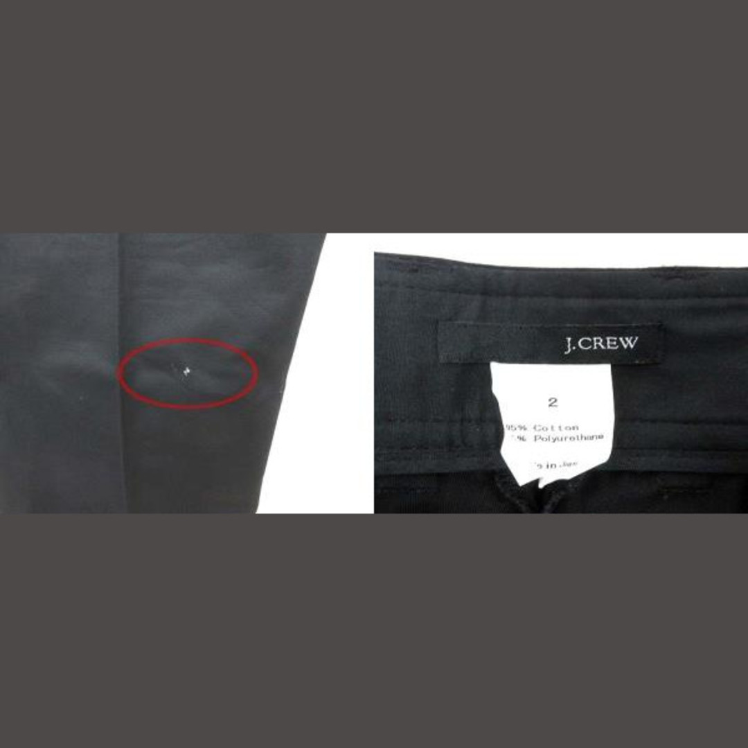 J.Crew(ジェイクルー)のジェイクルー J.CREW スラックスパンツ 2 黒 ブラック /YK ■MO レディースのパンツ(その他)の商品写真