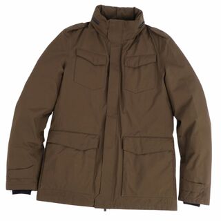 ヘルノ(HERNO)の美品 ヘルノ HERNO ジャケット ラミナー LAMINOR ダウンジャケット GORE-TEX ゴアテックス アウター メンズ 44(S相当) ブラウン(その他)