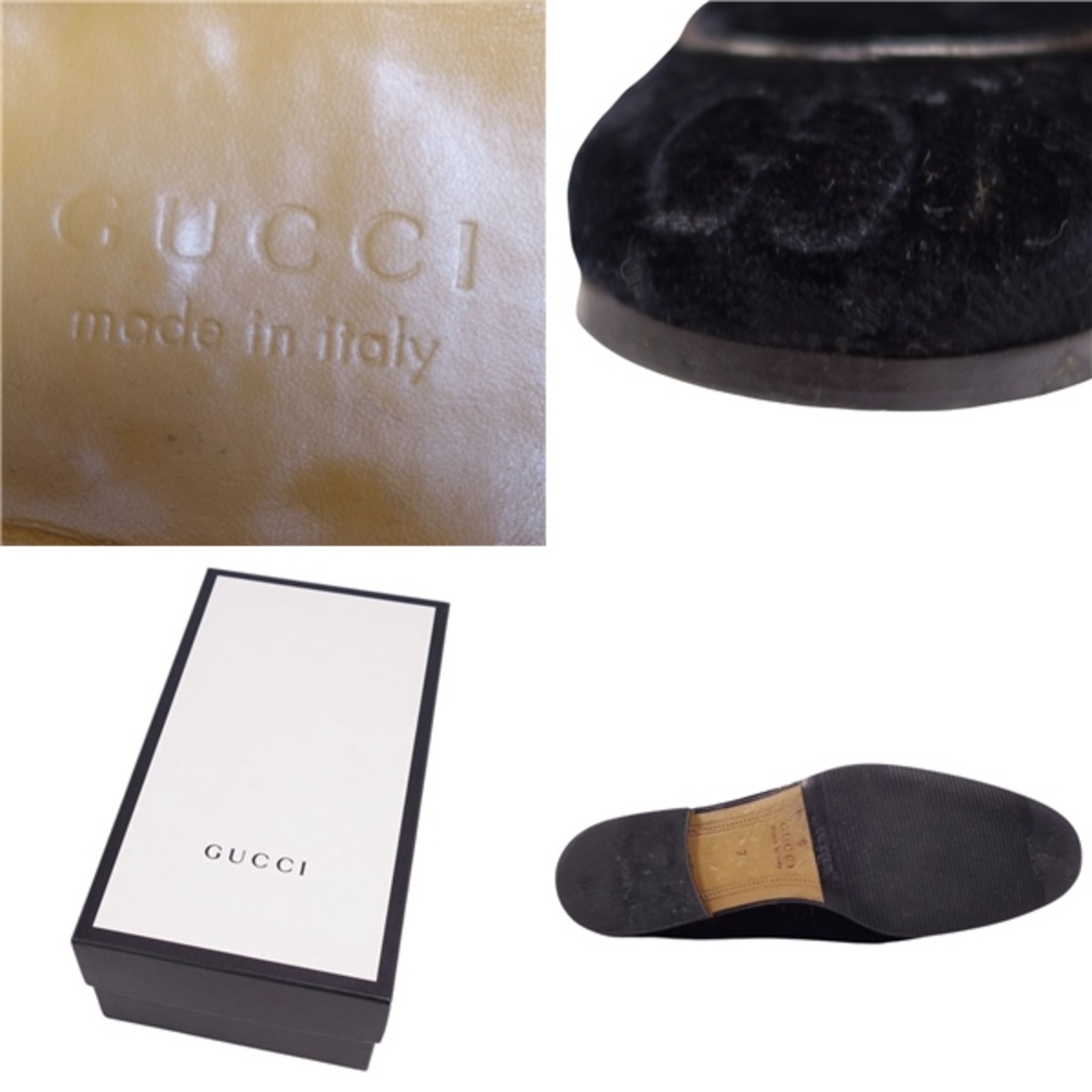 GUCCI - グッチ GUCCI ローファー ホースビット GG柄 ベロア GUCCI - グッチ GUCCI ローファー ホースビット GG柄 ベロア