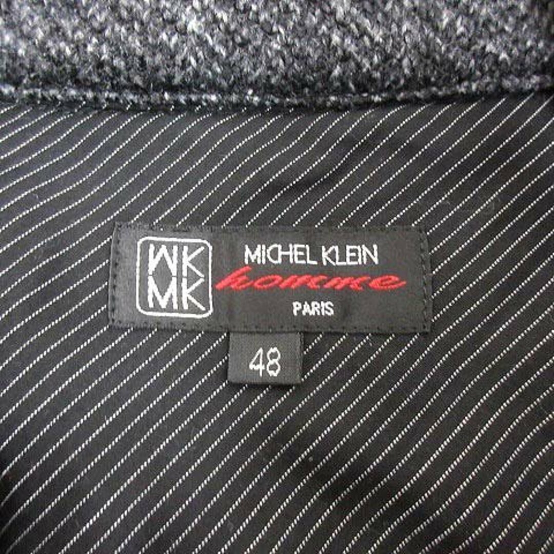 MK MICHEL KLEIN homme(エムケーミッシェルクランオム)のMK MICHEL KLEIN HOMME ジャケット 裏起毛 48 黒 /YK メンズのジャケット/アウター(その他)の商品写真