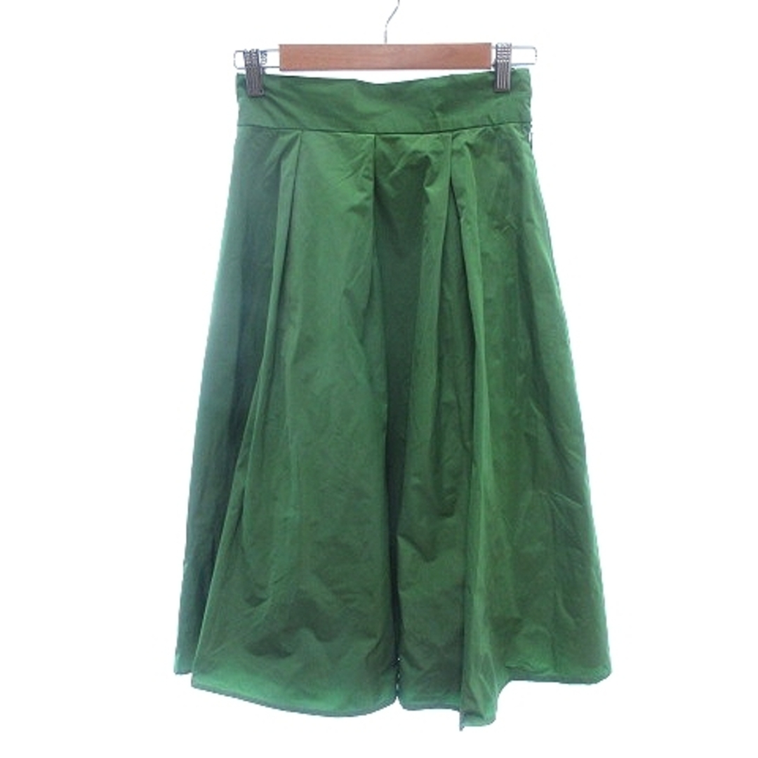 mimi&roger(ミミアンドロジャー)のミミ&ロジャー フレアスカート ミモレ ロング 38 緑 グリーン /AU レディースのスカート(ロングスカート)の商品写真