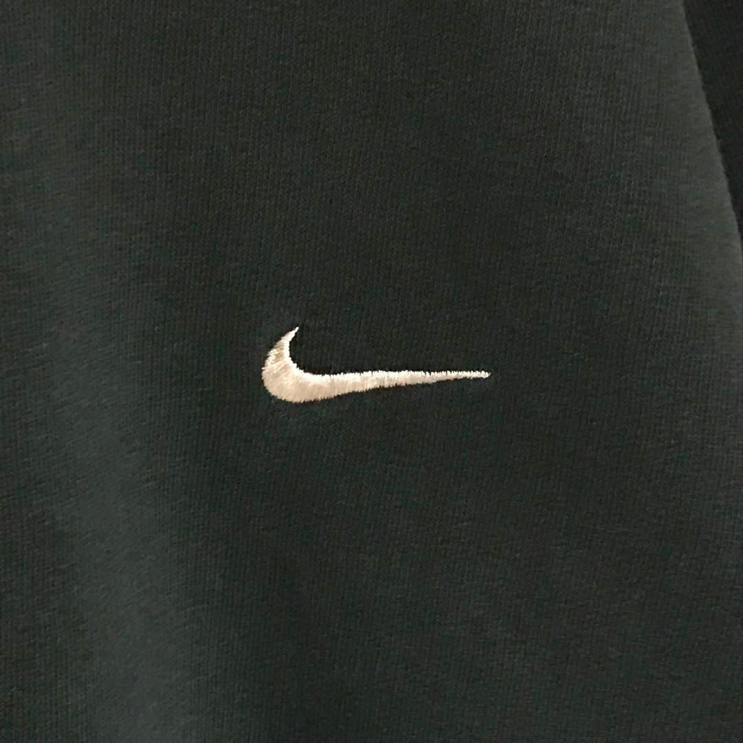 NIKE(ナイキ)の【ビックサイズ】ナイキ　ワンポイント刺繍パーカー　人気デザイン　太袖　H561 メンズのトップス(パーカー)の商品写真