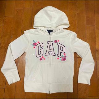 ギャップキッズ(GAP Kids)のGAP☆裏起毛☆パーカー☆130☆刺繍(ジャケット/上着)