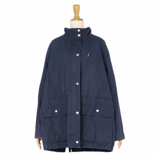 バーバリー(BURBERRY)のバーバリー ロンドン BURBERRY LONDON ジャケット コート ジップアップ コットン アウター レディース 15(L相当) ネイビー/レッド(その他)